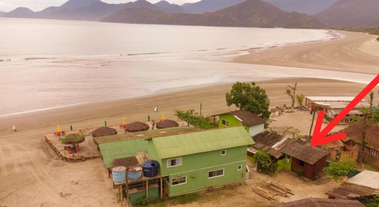 827 Chale Pe Na Areia, Completo Na Praia Do Estaleiro Em Ubatuba - 1 Dormitorio, 1 Banheiro, 1 Vaga De Garagem Екстер'єр фото