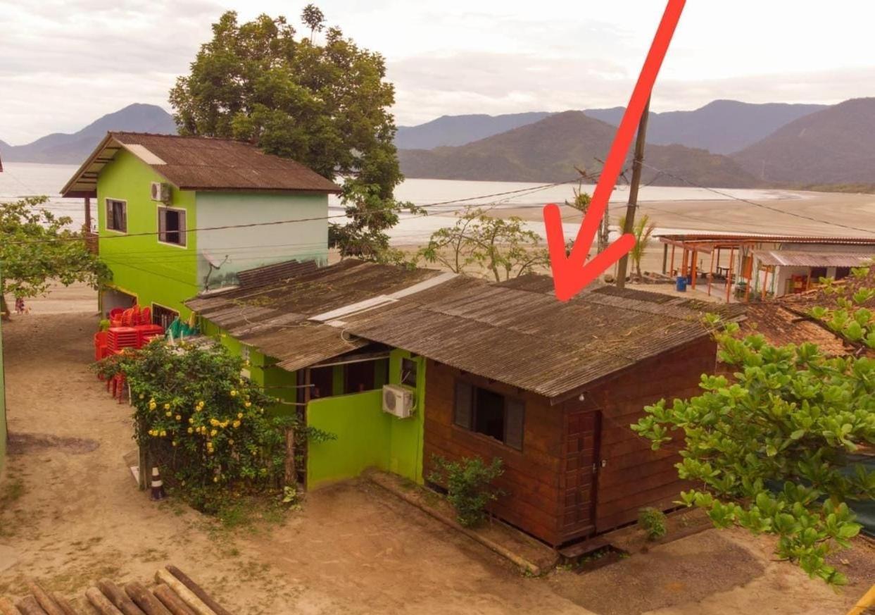 827 Chale Pe Na Areia, Completo Na Praia Do Estaleiro Em Ubatuba - 1 Dormitorio, 1 Banheiro, 1 Vaga De Garagem Екстер'єр фото